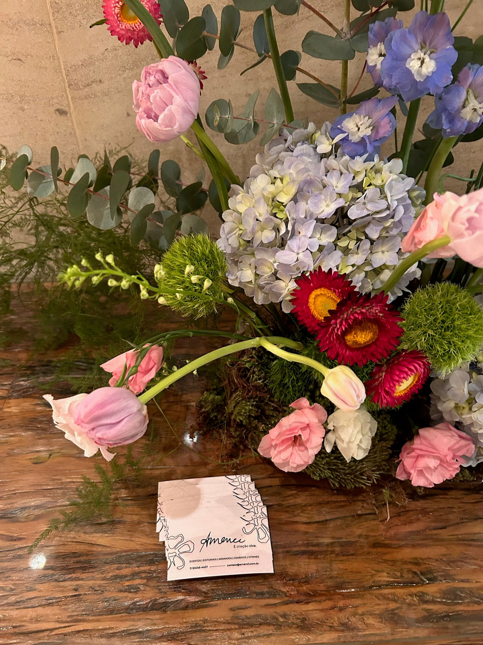 Design floral Amenci para evento